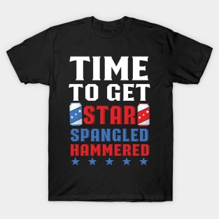 Time To Get Star Spangled Hammered T-Shirt